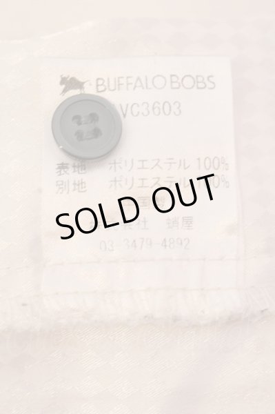 画像5: BUFFALO BOBS / レイヤードドレスシャツ 2 ホワイトｘブラック O-25-03-09-032-BU-sh-YM-ZT378 (5)