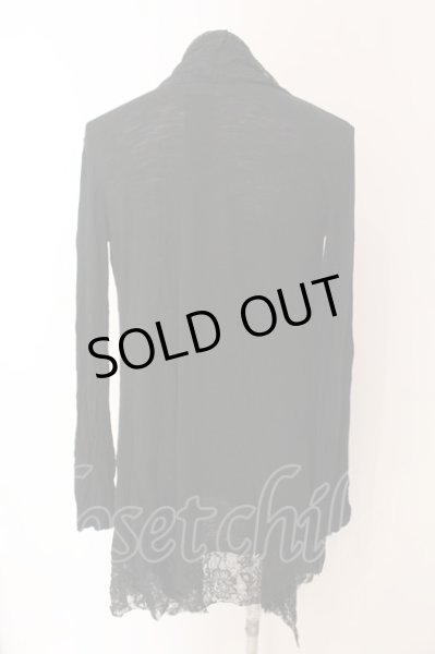 画像3: CIVARIZE / Casperレイヤードトッパーロングカーディガン 46 ブラック O-25-03-09-033-CI-to-YM-OS (3)