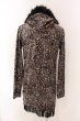 画像3: CIVARIZE / Bias ファー付クラッシュベロアフリンジパーカー 46 レオパード O-25-03-09-035-CI-to-YM-OS (3)