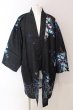 画像1: CIVARIZE / Civilizationフラワー総柄着物カーディガン F ブラックxブルー O-25-03-09-038-CI-to-YM-ZT354 (1)