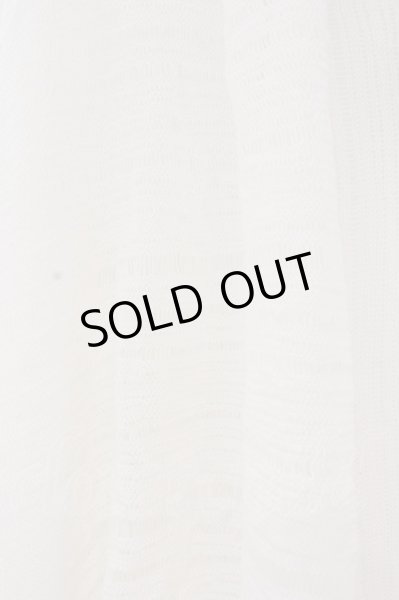 画像2: CIVARIZE / Wake 2way アシンメトリー透けニットカーディガン 46 ホワイト O-25-03-09-043-CI-to-YM-ZT378 (2)