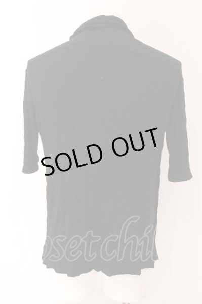 画像3: TORNADO MART / ドレープテレコTシャツ L ブラック O-25-03-09-045-TO-ts-YM-OS (3)