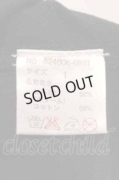 画像4: NO ID. / Cモダールプリントロングカットソー 1 ブラック O-25-03-09-005-NO-to-YM-OS (4)