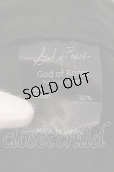 画像4: God of Roses / バックウイングコットンガーゼロングシャツ 1 ブラック O-25-03-09-062-Go-sh-YM-OS (4)