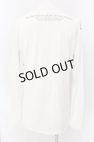 画像2: SEANA / プリントUネックロングカットソー XL ホワイト O-25-03-09-064-SE-to-YM-OS (2)