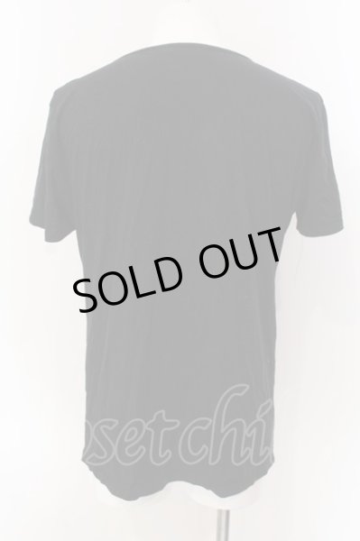 画像2: Roshell / ドレープネックTシャツ XL ブラック O-25-03-09-066-Ro-ts-YM-ZT0312B (2)