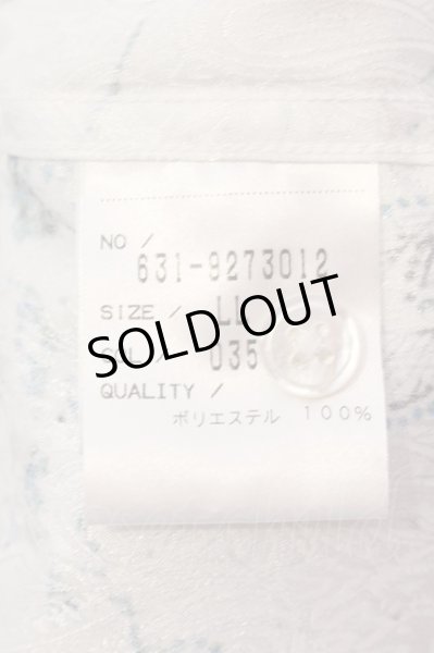 画像4: TORNADO MART / ドットオリエンタルプリントシャツ LL ホワイトｘブルー O-25-03-09-074-TO-sh-YM-ZT136 (4)