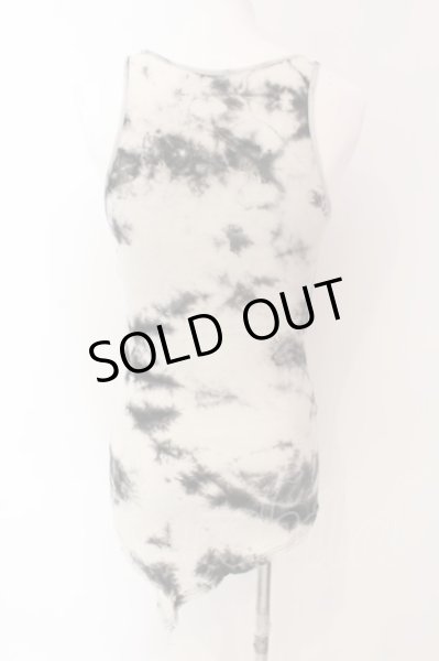 画像2: SEANA / ブリーチテレコロングタンクトップ L ホワイトｘブラック O-25-03-09-008-SE-to-YM-OS (2)