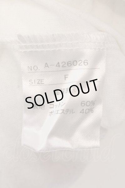 画像4: Angelo / ドレープネック半袖コードパーカー F ホワイト O-25-03-09-089-AG-ts-YM-ZT158 (4)