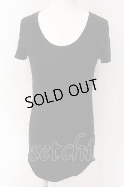 画像1: NO ID. BLACK / ラウンドネックロングTシャツ 1 ブラック O-25-03-09-010-NO-ts-YM-OS (1)