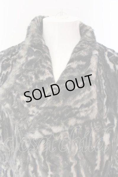 画像2: TORNADO MART / レッキスラビットファーコート LL ブラック O-25-03-09-092-TO-ou-YM-ZT-M107 (2)