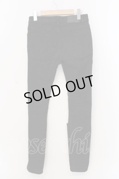 画像3: CavariA / デストロイストレッチスキニーパンツ 42 ブラック O-25-03-09-095-Ca-pa-YM-OS (3)