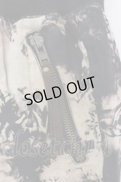 画像2: goa / ブリーチカーゴパンツ F ブラックｘアイボリー O-25-03-09-104-go-pa-YM-OS (2)