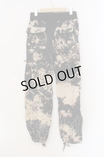 画像3: goa / ブリーチカーゴパンツ F ブラックｘアイボリー O-25-03-09-104-go-pa-YM-OS (3)