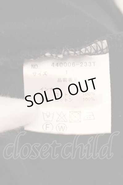 画像3: NO ID. BLACK / バックロングカットソー 1 ブラック O-25-03-09-011-NO-to-YM-OS (3)