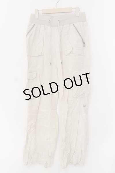画像1: goa / リネンカーゴパンツ F アイボリー O-25-03-09-106-go-pa-YM-OS (1)