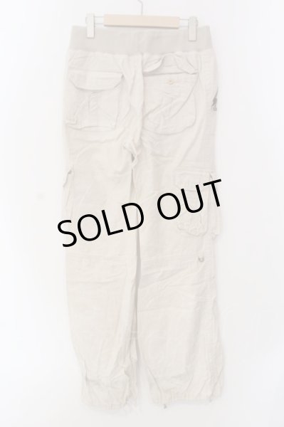 画像2: goa / リネンカーゴパンツ F アイボリー O-25-03-09-106-go-pa-YM-OS (2)