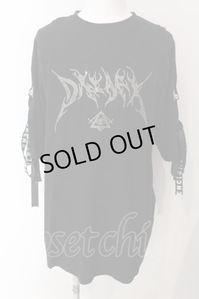 画像1: CV Select / ベルテッドデザインラインストーンプリントTシャツ L ブラック O-25-03-09-112-CV-to-IG-OS (1)
