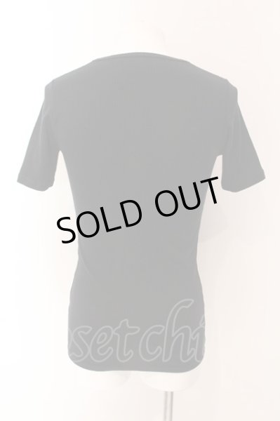 画像3: kiryuyrik / センターワッシャーテレコTシャツ S ブラック O-25-03-09-012-ki-ts-YM-ZT379 (3)