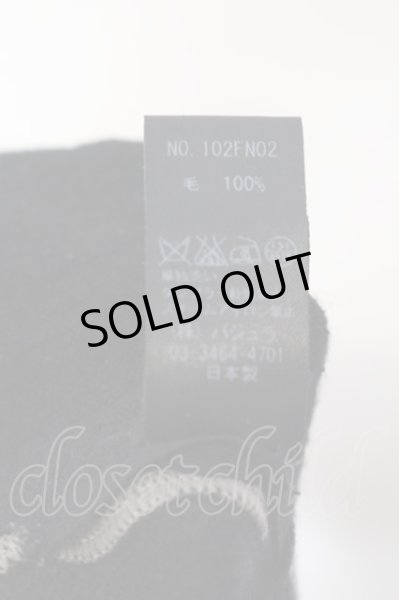 画像3: bajra / ストレッチウールラインニットソー 2 ブラック O-25-03-09-013-ba-to-YM-OS (3)