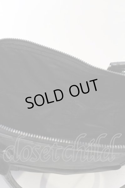 画像5: TORNADO MART / デニムPUライダースボストンバッグ F ブラック O-25-03-09-128-TO-ba-YM-OS (5)