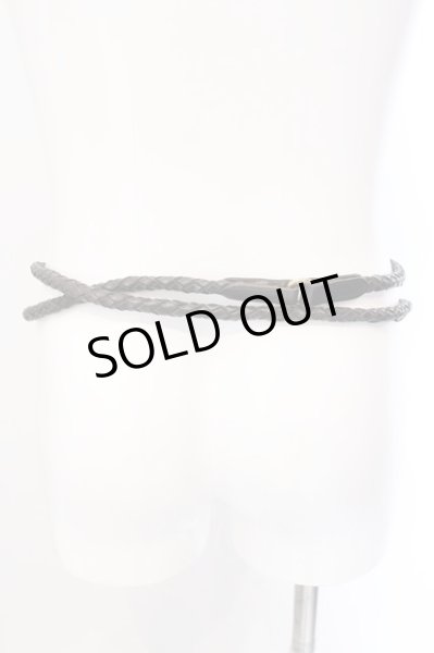 画像3: goa / 編み込みロープベルト  ブラウン O-25-03-09-136-go-za-YM-ZT-MK001 (3)