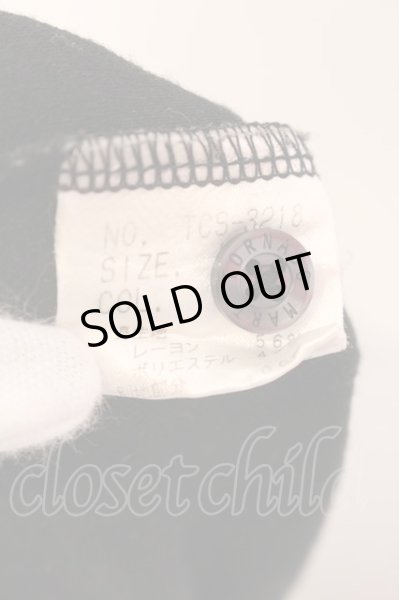 画像3: TORNADO MART / R/Eレオパードジャガードポロシャツ L ブラック O-25-03-09-016-TO-ts-YM-ZT353 (3)