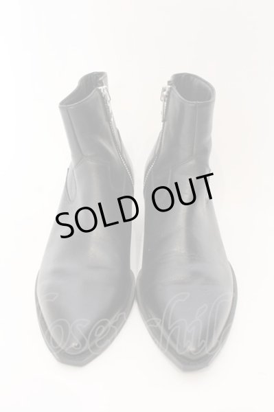 画像2: endevice / ヒールブーツ 44（約27cm） ブラック O-25-03-09-147-en-sho-YM-ZT0312C (2)