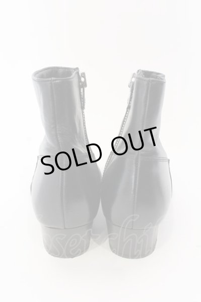 画像4: endevice / ヒールブーツ 44（約27cm） ブラック O-25-03-09-147-en-sho-YM-ZT0312C (4)