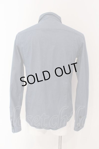 画像2: Zero by TORNADO MART / スーパーストレッチツイルシャツ L ブルー O-25-03-09-020-Ze-sh-YM-ZT355 (2)