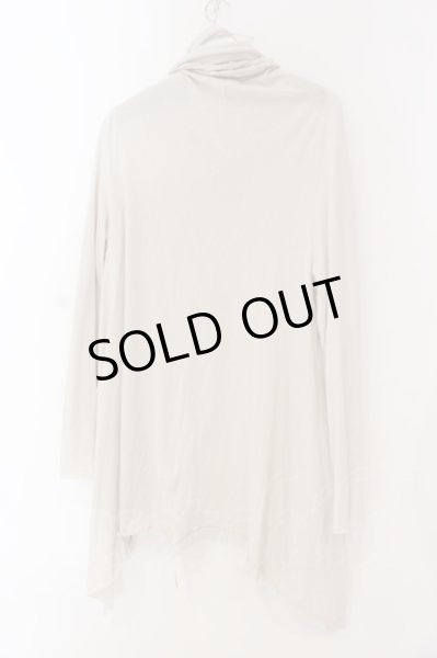 画像2: NO ID. BLACK / ストール付きガウンカーディガン 1 グレー O-25-03-09-025-NO-to-YM-ZT355 (2)