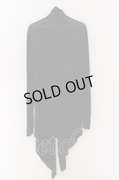 画像3: glamb / レイヤードレーヨンロングカーディガン 1 ブラック O-25-03-13-027-gl-to-YM-OS (3)