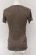 画像2: SRIVER / スプラッシュプリントTシャツ 2 ライトブラウン O-25-03-13-029-SR-ts-YM-ZT0316G (2)