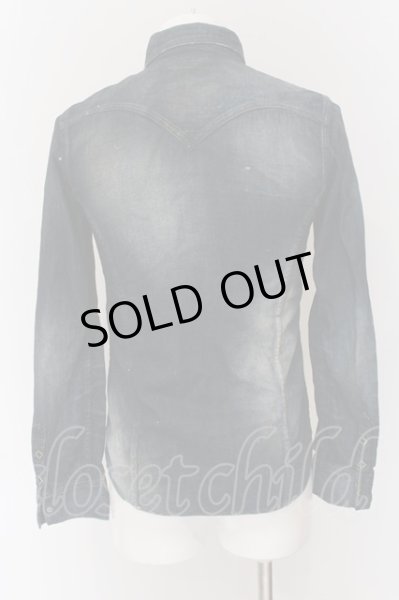 画像2: CIVARIZE / Expert加工デニムシャツ 44 インディゴ O-25-03-13-035-CI-sh-YM-ZT0319 (2)