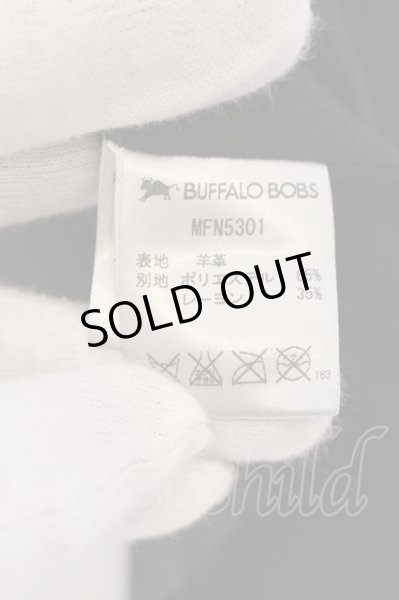 画像3: BUFFALO BOBS / MARMOREレザーベスト 1 ブラック O-25-03-13-038-BU-to-YM-OS (3)