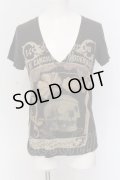 SHARE SPIRIT / スカルウォッチTシャツ S ブラック（ブラウン系） O-25-03-13-039-SH-ts-SZ-OS