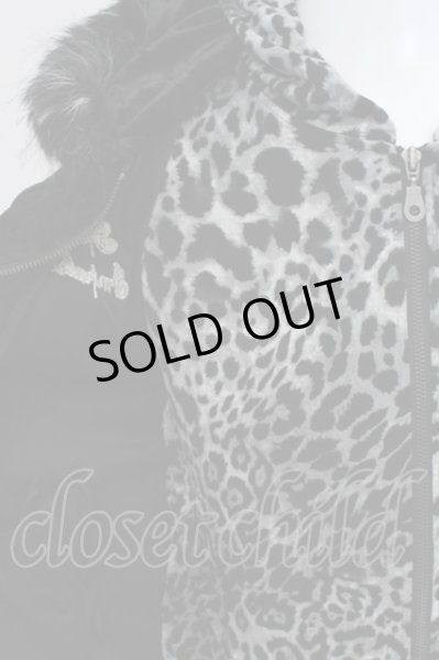 画像4: TRAVAS / ストーンベルベットレイヤードパーカー 46 ブラック O-25-03-13-040-TR-to-YM-OS (4)