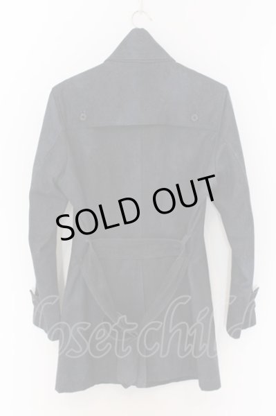 画像3: TORNADO MART / スウェードヘアラインロングコート M ネイビー O-25-03-13-004-TO-ou-YM-ZT-M126 (3)