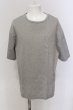 画像1: NO ID. / CパールヴァティシルケットスムースBIG-Tシャツ 2 グレー O-25-03-13-046-NO-ts-YM-ZT248 (1)