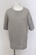 NO ID. / CパールヴァティシルケットスムースBIG-Tシャツ 2 グレー O-25-03-13-046-NO-ts-YM-ZT248