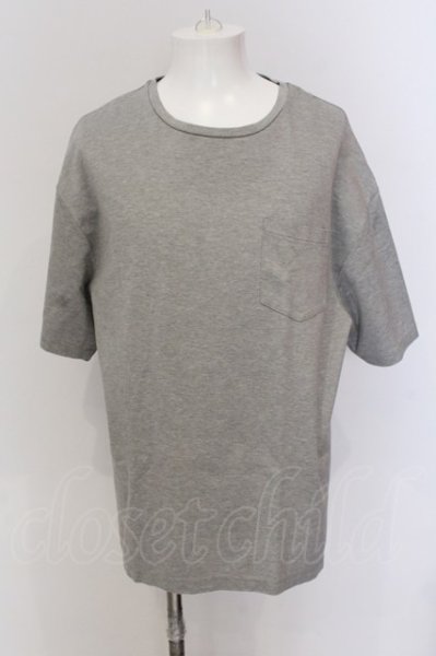 画像1: NO ID. / CパールヴァティシルケットスムースBIG-Tシャツ 2 グレー O-25-03-13-046-NO-ts-YM-ZT248 (1)