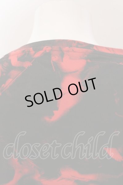 画像4: NO ID. BLACK / 宗教柄BIG Tシャツ  レッド O-25-03-13-049-NO-ts-YM-OS (4)