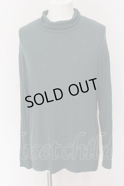 画像1: NO ID. / 起毛テレコハイネックプルオーバー 2 グリーン O-25-03-13-051-NO-to-YM-ZT336 (1)