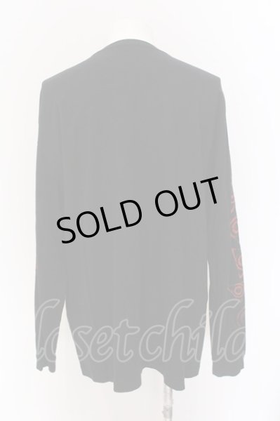 画像3: ガリュウホンポ / 瞳ロングTシャツ  ブラック O-25-03-13-005-GA-to-YM-OS (3)