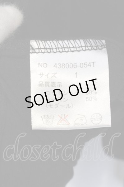 画像5: NO ID. BLACK / C天竺ドレープフーデッドカットソー 1 ブラック O-25-03-13-052-NO-to-YM-ZT0324N (5)