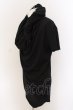 画像2: NO ID. BLACK / C天竺ドレープフーデッドTシャツ 1 ブラック O-25-03-13-053-NO-ts-YM-ZT030 (2)