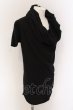 画像3: NO ID. BLACK / C天竺ドレープフーデッドTシャツ 1 ブラック O-25-03-13-053-NO-ts-YM-ZT030 (3)