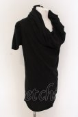 画像3: NO ID. BLACK / C天竺ドレープフーデッドTシャツ 1 ブラック O-25-03-13-053-NO-ts-YM-ZT030 (3)