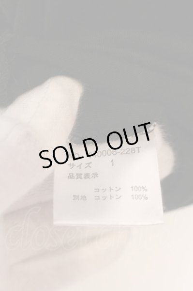 画像5: NO ID. BLACK / C天竺ドレープフーデッドTシャツ 1 ブラック O-25-03-13-053-NO-ts-YM-ZT030 (5)