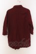 画像2: NO ID. / シワ加工Cクレープ半袖シャツ 1 ワイン O-25-03-13-056-NO-sh-YM-ZT343 (2)